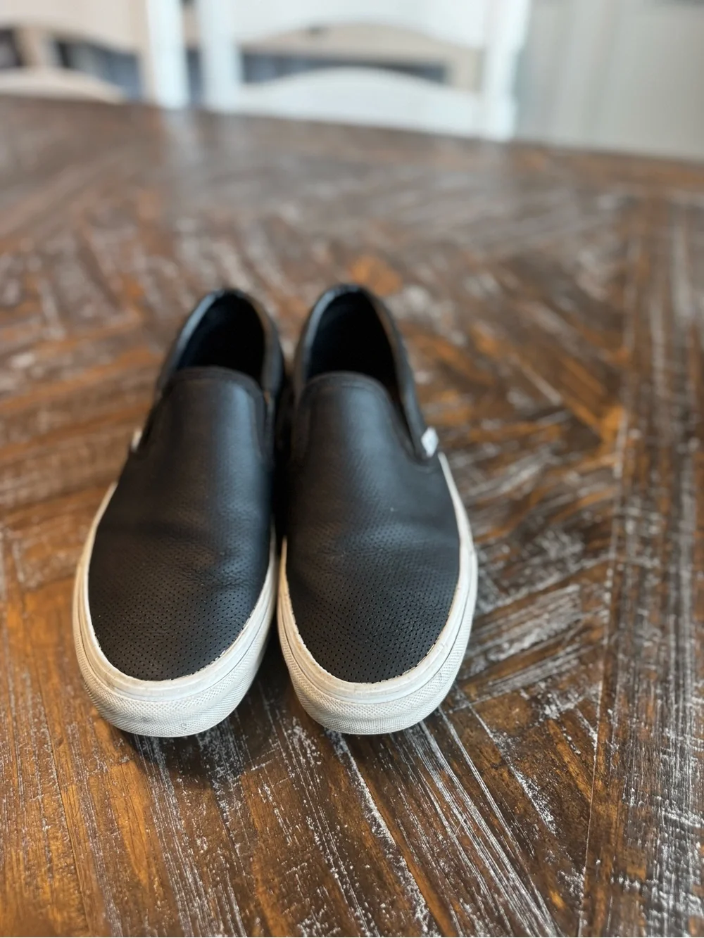 Vans Classic Slip-On Men’s Shoes in Black and White